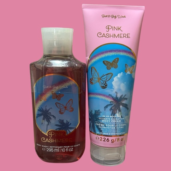 Bath and Body Works Pink Cashmere Body Wash and Body Cream - Picture 1 of 2